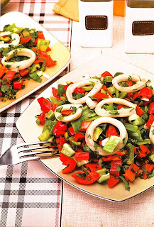 Salade de calamars et fines herbes