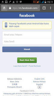 MASUK FACEBOOK | LOGIN FB | LANGSUNG MASUK FACEBOOK.COM