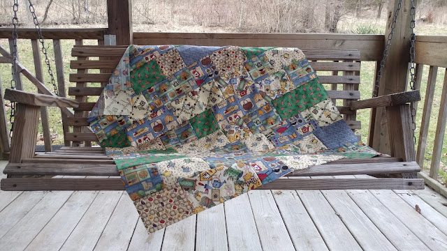 Charity quilt using The Road Trip pattern by Cluck Cluck Sew