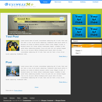 free blogger template convert css theme to blogger Bussiness MO blogger template