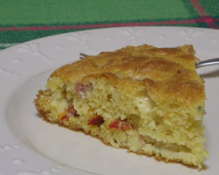 Corn bread, a great way to use up leftover ham and other tidbits