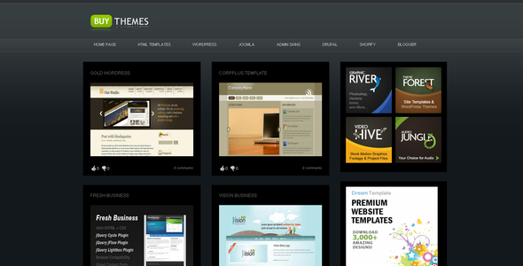 Buy Themes - Blogger Gallery Template - Blogger Blogging