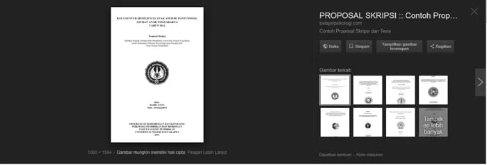 contoh Proposal Penelitian