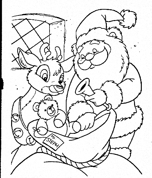 Christmas Disney Coloring Pages