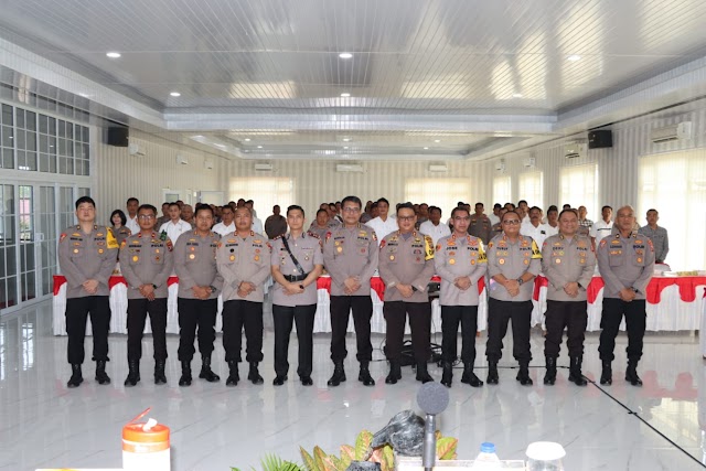 Tim Rojianstra SOPS Mabes Polri kunjungi Polres Asahan