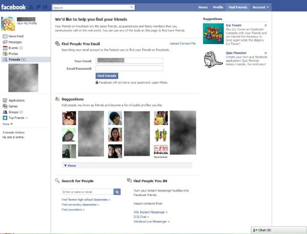 Facebook's New UI