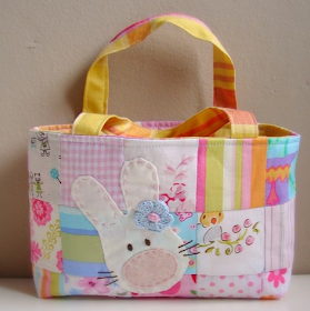 Easter patchwork bag