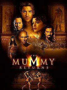 Poster Of The Mummy Returns (2001) In Hindi English Dual Audio 300MB Compressed Small Size Pc Movie Free Download Only At worldfree4u.com