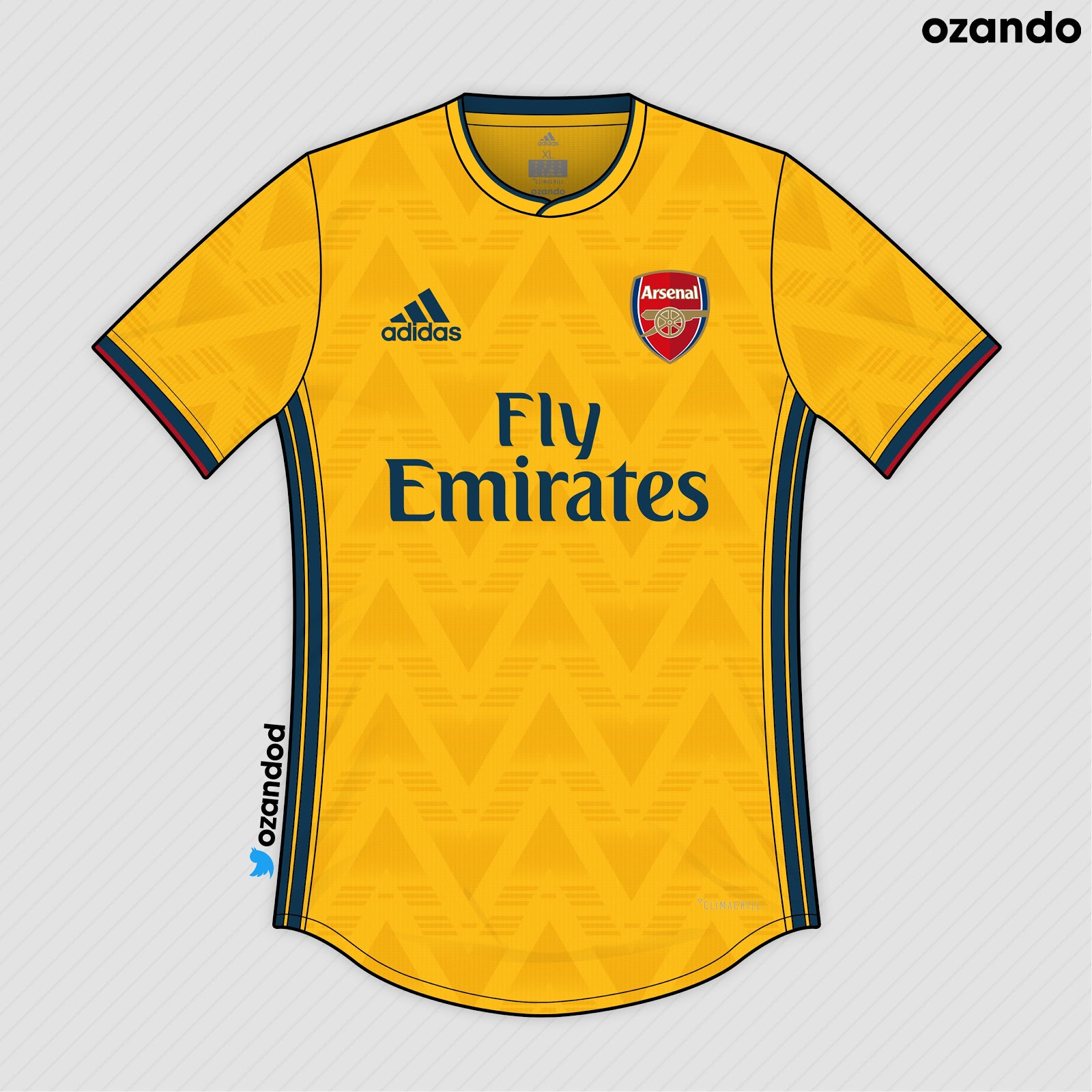  Adidas  Arsenal  19 20 Home Away Third Concept Kits by 