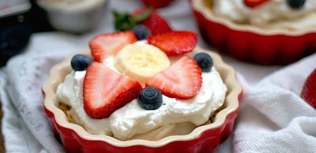 Mini Berry Cream Pies