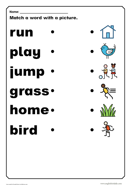 Sight words worksheet pre-primer level - ESL resources