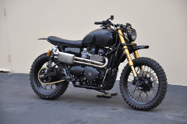 Triumph Scrambler By Seaweed & Gravel Hell Kustom