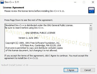 License Agreement Dev C++