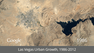 Las Vegas Urban Growth from 1986-2012