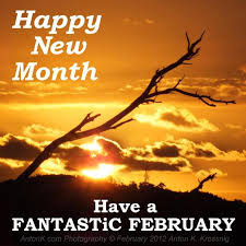 Happy new month February image