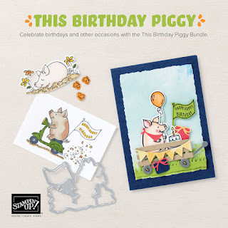 Stampin' Up! Perfect Partners | This Birthday Piggy  #stampinup