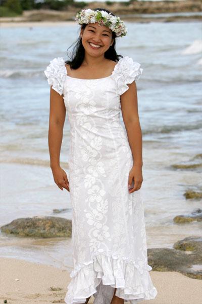 Hawaiian Wedding Dresses Honolulu 1