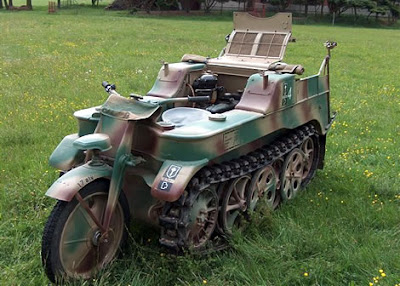 WW II Kettenkrad a moto Tank usada na segunda guerra mundial