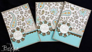 Swirls and Curls Verses Hello Card