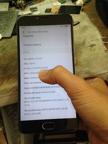 Meizu M3 Note L681H remove khóa từ xa remove acc ( xóa khóa từ xa ) ok