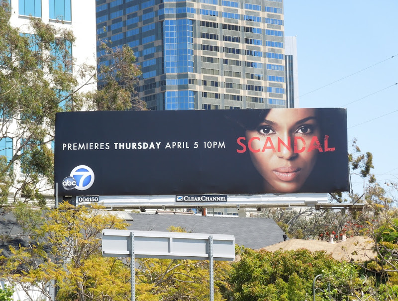 Scandal TV billboard