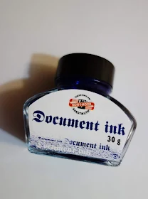 glass well permanent ink blue 30g