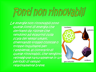 FONTI DI ENERGIA NON RINNOVABILI