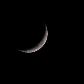 14% crescent moon