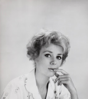 Inger Stevens in a pensive portrait.