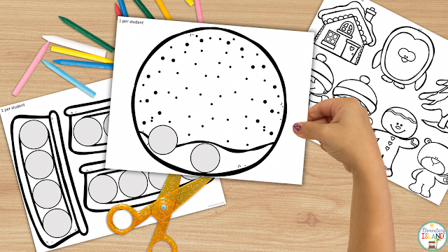 Your students will love being able to choose their own math creativity whether it's a snow globe or snowman.