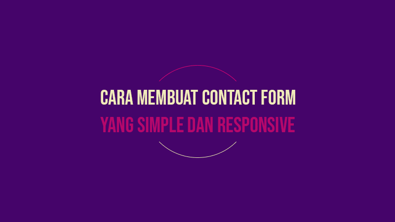 contact us blogger yang simple dan responsive