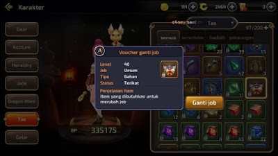 Hal Yang Perlu Diperhatikan Sebelum Merubah Job Mu Dragon Nest Mobile 