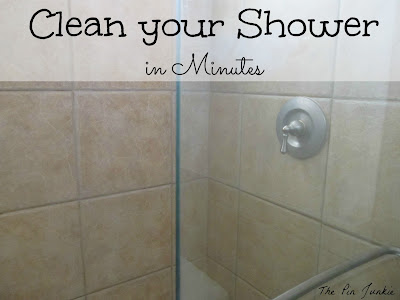 how to clean glass shower doors