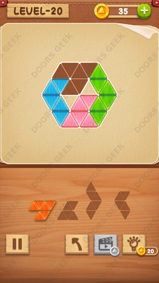Block Puzzle Jigsaw Rookie Level 20 , Cheats, Walkthrough for Android, iPhone, iPad and iPod