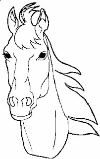 head horse coloring pages,horse coloring pages