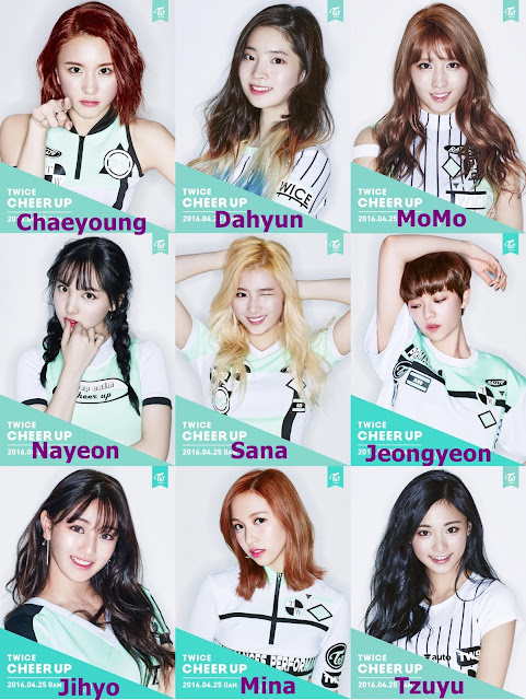 twice cheer up integrantes members