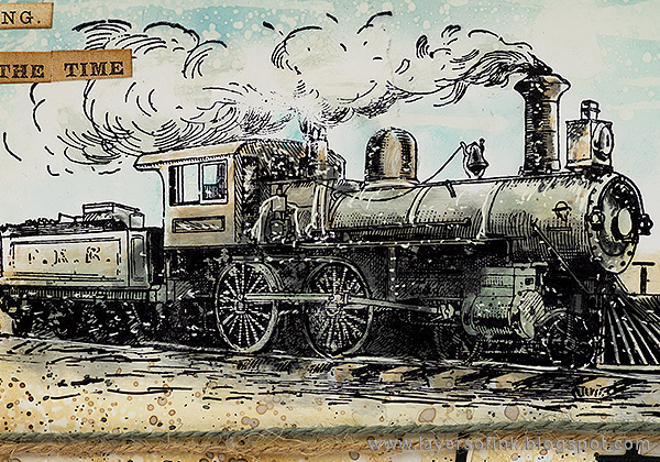 Layers of ink - Scenic Train Card Tutorial by Anna-Karin Evaldsson