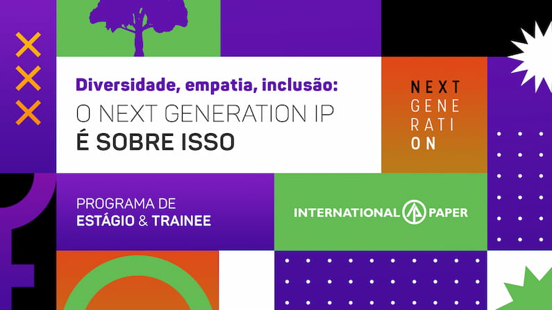 As inscrições para o programa de estágio e trainee da International Paper estão abertas e vão até o dia 26 de setembro. Esse ano, o IP Next Generation oferecerá 40 vagas para estudantes técnicos, universitários e formados de alto potencial, que sejam engajados com os resultados, abracem os desafios e sejam protagonistas de suas carreiras.