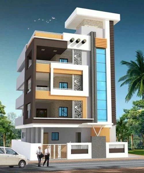 Small Duplex House Design - Small Modern Two Storey Duplex House Design Pictures - Duplex house design - NeotericIT.com