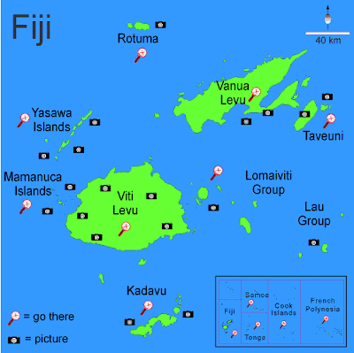 map of fijian islands. map of fijian islands