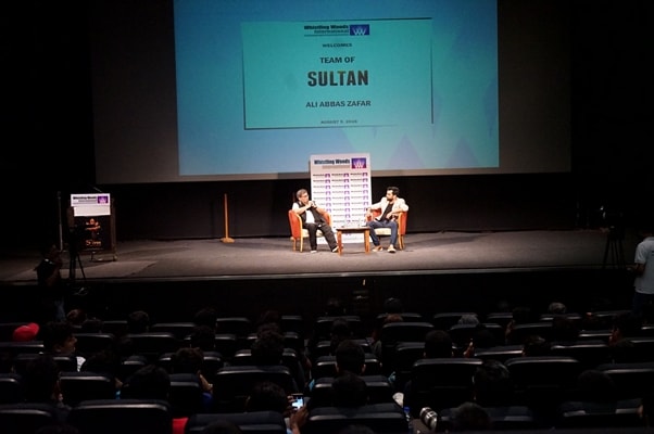 'Humble, honest, highly spirited Director of the super-hit film Sultan, Ali Abbas Zafar, delivers an impressive masterclass to 300 students at Whistling Woods International'