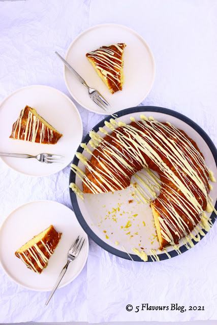 Syrupy Orange Sponge Cake