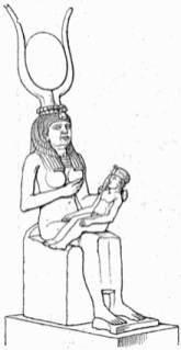 Isis amamenta Hórus - Priscila e Maxwell Palheta