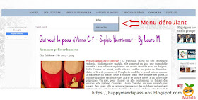 Tuto : Un menu déroulant pour Blog/Blogger