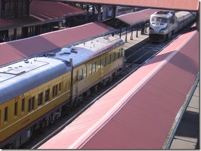 IMG_6109 Union Pacific Business Car #150 Sunset at Union Station in Portland, Oregon on May 9, 2009