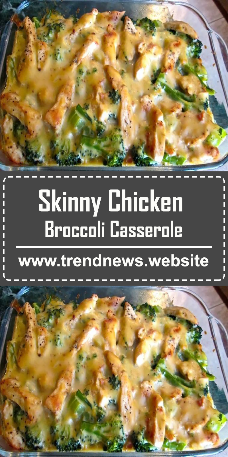 Skinny Chicken Broccoli Casserole