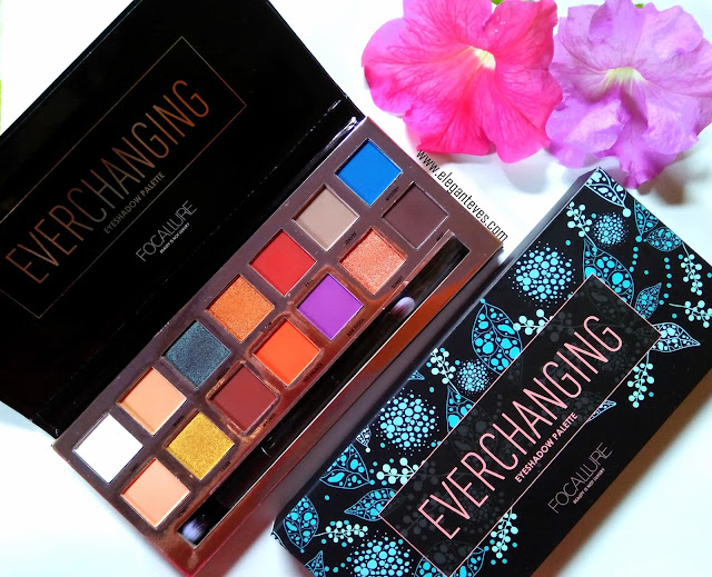 Focallure Everchanging Eyeshadow palette Review, Swatches