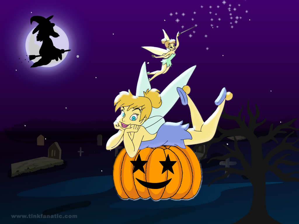  bat just like these Tinkerbell Halloween Wallpapers for free by clicking 