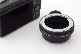 sony nex nikon g lens adapter