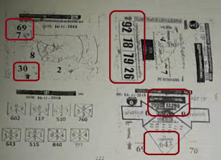 Thai Lottery Last Paper For 16-11-2018